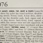 Vogue 2076 Sewing Pattern Misses' 1990s Wardrobe Misses' Size 12-14-16