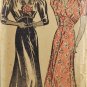 New York 754 Sewing Pattern Ladies' 1930s Dress Size 20
