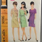 McCall's 9096 Sewing Pattern Misses' Half Size 14 1/2 Dress w/ 3 Options