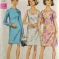 Simplicity 7696 Sewing Pattern Dress in Half Sizes w/ 3 Necklines Size 18 1/2