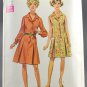 Simplicity 8003 Sewing Pattern Miss 1960s Shirtdress w/ or w/o Sleeves Size 14
