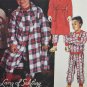 McCall's 6305 Sewing Pattern Boys' Robe w/ Tie Belt & Pajamas Size Z M-L