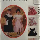 McCall's 6336 Kitty Benton Girls' Sewing Pattern Size 3 Dress