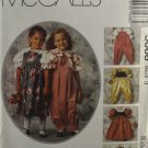 McCall's 5668 Sewing Pattern Kitty Benton Girls' Jumper Blouse Jumpsuit Size 3