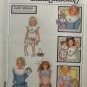 Simplicity 8594 Daisy Kingdom Sewing Pattern 1980s Girls' Dress Size 3