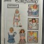 Simplicity 8594 Daisy Kingdom Sewing Pattern 1980s Girls' Dress Size 3