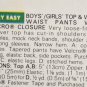 Butterick 5733 Sewing Pattern Boys' Girls' Top & Wrap Waist Pants Size 7-8-10
