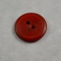 8 Vintage Sewing Buttons in Dark Reds 2 Hole Various Materials Canotex & Size