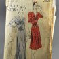 Vogue 8696 Sewing Pattern Misses' Dress w/ Draped Bodice 1930s Size 18