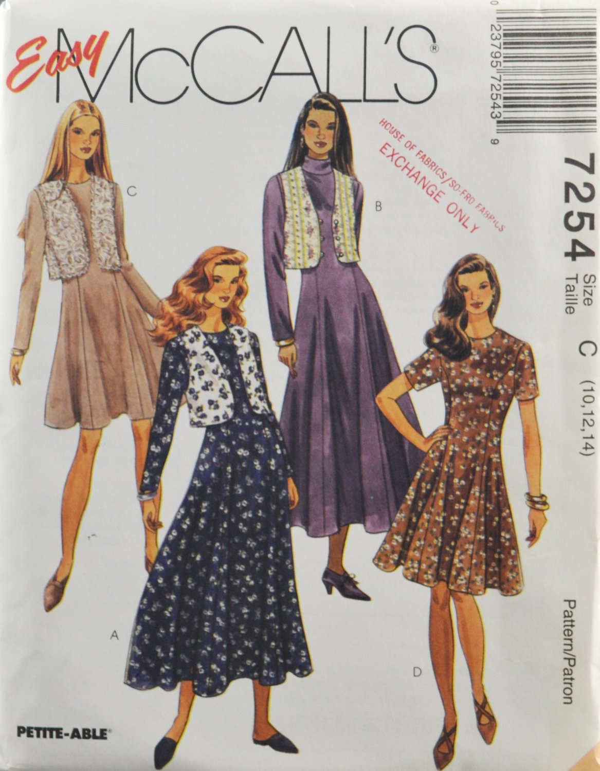 McCall 8138, Vintage Sewing Patterns