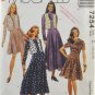 McCall's 7254 Sewing Pattern Misses' Dress & Vest Size 10-12-14