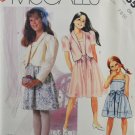 McCall's 2355 Girls' Sewing Pattern Jacket & Dress Size 7-8-10 McCall's 2355 Girls' Sewing Pattern Jacket & Dress Size 7-8-10