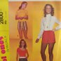 McCall's 2800 Sewing Pattern Misses' The Hot Ones Short Shorts Waist Size 27