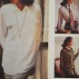 McCall's 6104 Sewing Pattern Misses' Oversized Shirt Size 10-12