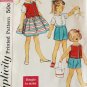 Simplicity 2987 Sewing Pattern Child's Blouse Shorts Jacket Skirt Size 3