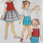 Simplicity 2987 Sewing Pattern Child's Blouse Shorts Jacket Skirt Size 3