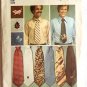 Simplicity 7209 Sewing Pattern Men's Ties One Size w/ Transfer