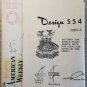 American Weekly 554 Mail Order Sewing Pattern 1950s Child's Pinafore Dress Size 2-8