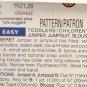 Butterick 3644 B Line Sewing Pattern Child's Jumper Jumpsuit Beret & Blouse Size 4-5-6