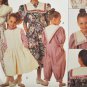 McCall's 6045 Sewing Pattern Girls' Dress Jumpsuit & Detachable Collars Size 2 3 4