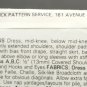 Butterick 4508 Sewing Pattern Misses' Dress w/ Bias Midriff Size 18-20-22