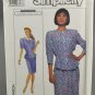 Simplicity 9038 Sewing Pattern Misses' Two-Piece Dress Size 20