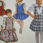 Simplicity 9757 Sewing Pattern Jumper & Blouse Children's Girls' Size A 3-6X
