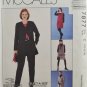 McCall's 7877 Sewing Pattern Misses' Jacket Vest Pants & Skirt Size 10-12-14