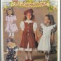 Butterick 6430 It's Enchanting Sewing Pattern Girls' Dress Headband Beret Size 2-3-4