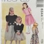 McCall's 6344 Lanz For Girls Sewing Pattern Children's & Girls' Dress Size 3-4-5
