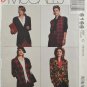 McCall's 6166 Woman's Day Sewing Pattern Misses' Jacket & Vest Size 10-12-14