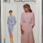Simplicity 9015 Sewing Pattern Misses' Dress w/ Front Pleated Bodice Size 12
