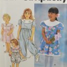 Simplicity 7696 Sewing Pattern Child's Jumpsuit & Dress Size AA 2-4