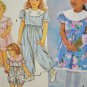 Simplicity 7696 Sewing Pattern Child's Jumpsuit & Dress Size AA 2-4