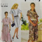Simplicity 7324 Sewing Pattern Misses' Dress w/ Full or Slim Skirt Size 8-16