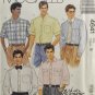 McCall's 4641 Men's Shirts Sewing Pattern Size 16 Neck Size Fashion Basics