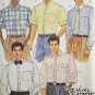 McCall's 4641 Men's Shirts Sewing Pattern Size 16 Neck Size Fashion Basics