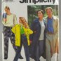 Simplicity 7584 Sewing Pattern Unisex Unlined Coat & Pull-On Pants Size XS - XL