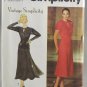 Simplicity 7620 Sewing Pattern Misses Dress & Belt Vintage Style Size 12-16