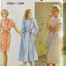 Simplicity 7754 Sewing Pattern Misses Dress w/ Slim or Full Skirt & Belt Size 8-14