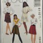 McCall's 6110 Sewing Pattern Misses Skirts w/ 4 Variations Size 10-12-14