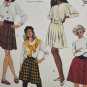 McCall's 6110 Sewing Pattern Misses Skirts w/ 4 Variations Size 10-12-14