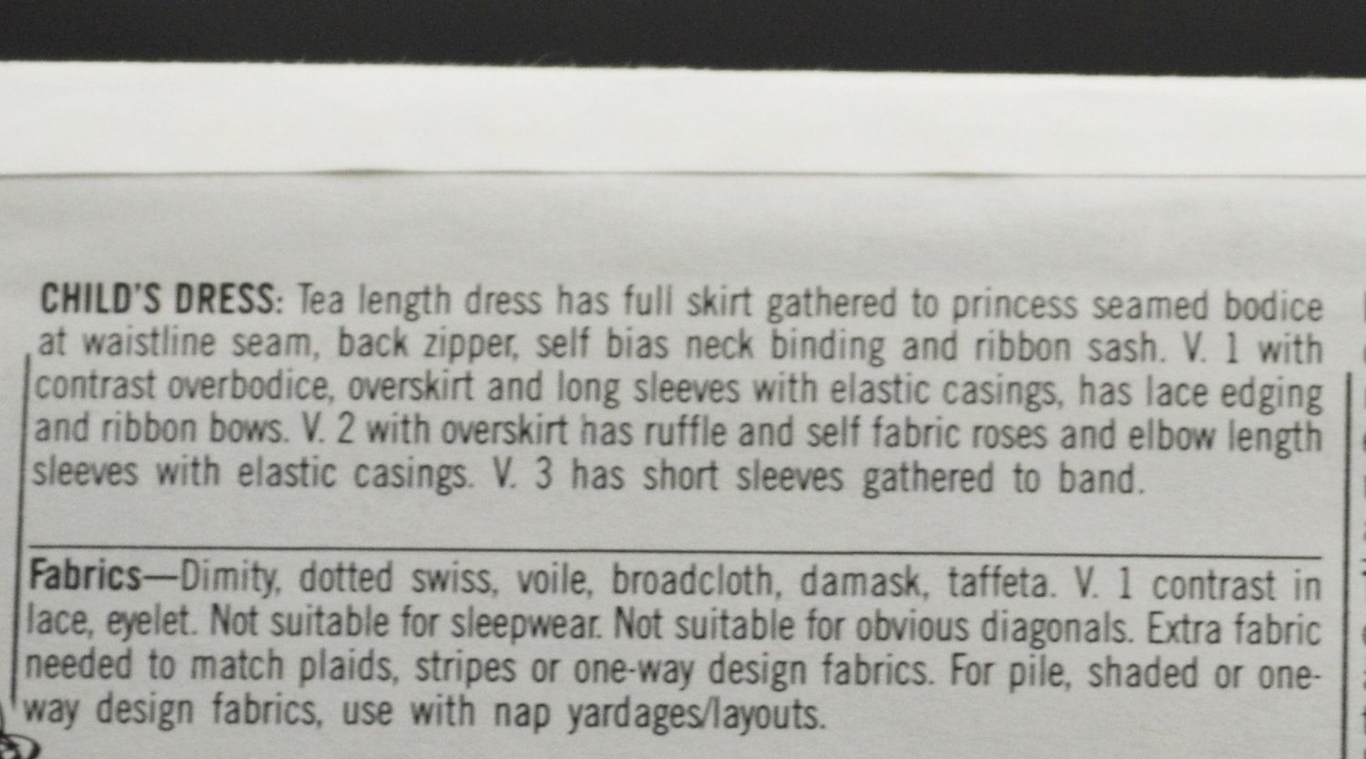 Simplicity 8987 Sewing Pattern Girls' Tea Length Dress Ribbons Bows ...