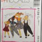 McCall's 6129 Sewing Pattern Jumping Beans Girls' Jumper Jumpsuit Romper Size 2-3-4