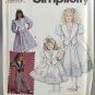 Simplicity 7698 Daisy Kingdom Sewing Pattern Girls' Romper & Dress 3-5