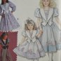 Simplicity 7698 Daisy Kingdom Sewing Pattern Girls' Romper & Dress 3-5