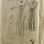 Butterick 8040 Sewing Pattern 1930s Misses' Dress Size 14