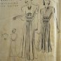 Butterick 8040 Sewing Pattern 1930s Misses' Dress Size 14