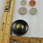 3 Large Mid-Century Metal & Plastic Sewing Buttons w/ Self Shank Saucer Atomic