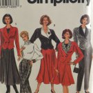 Simplicity 8549 Sewing Pattern Misses' Pants Jacket Skirt Size 12-16
